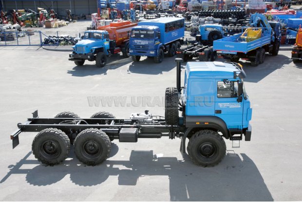 Шасси автомобиля Урал 5557-80М