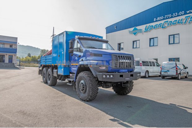 Грузопассажирский автомобиль (ГПА) 5453 с КМУ ИМ-100 Урал 4320-72Е5Г38 NEXT