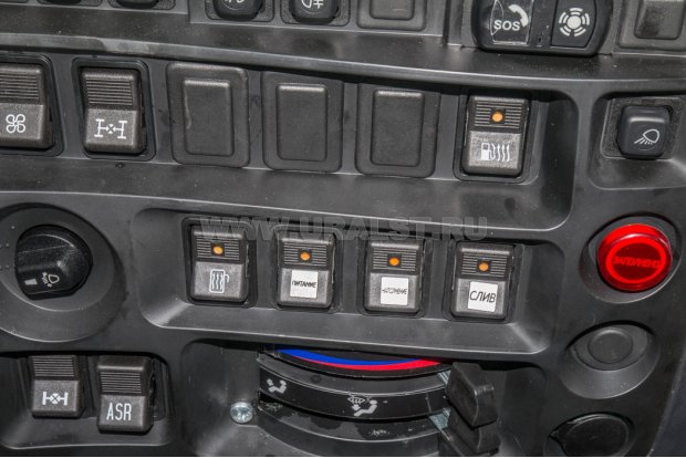 Управление насосной установкой в кабине водителя