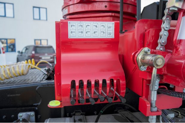 Рычаги управления КМУ и опорами