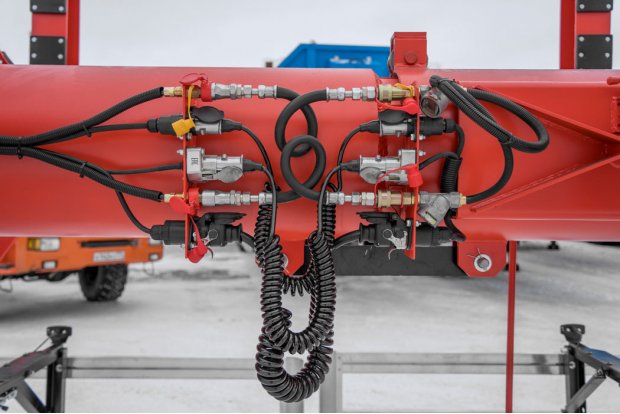 Пневматическая система опоровоза