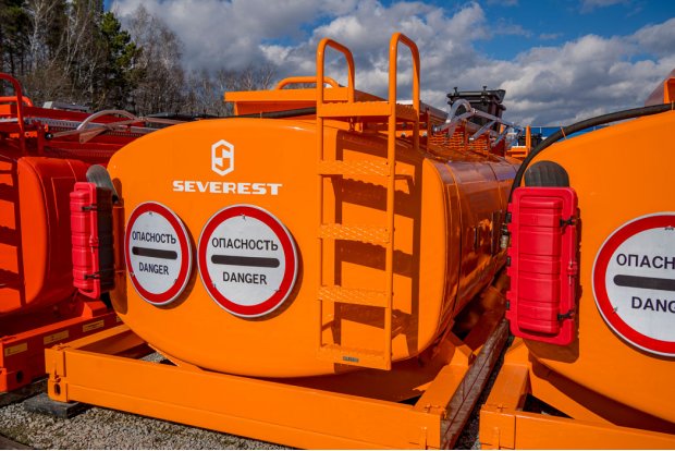 Лестница на площадку обслуживания цистерны