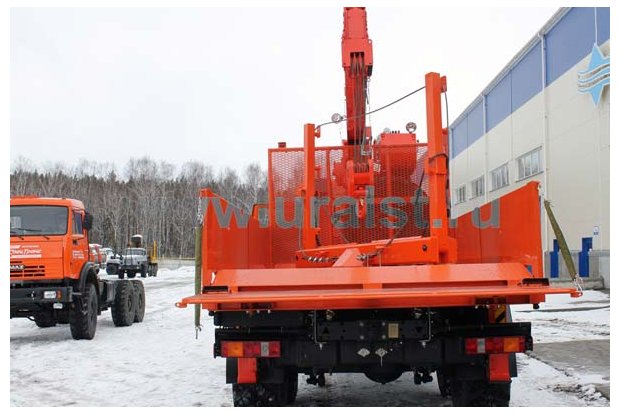 Лесовоз бортовой Камаз с КМУ KS-1256G-II