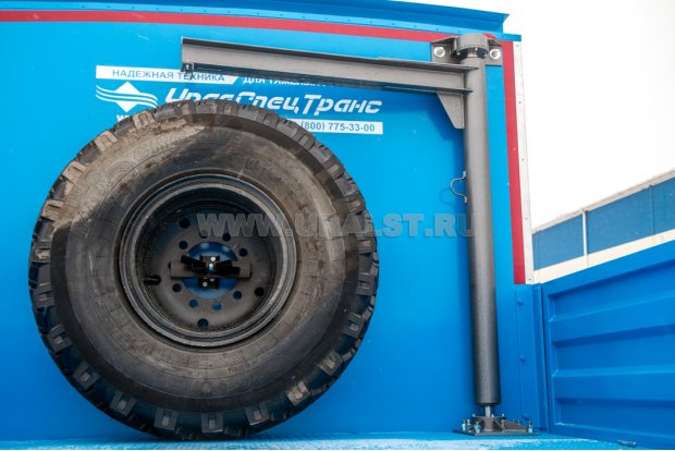 Укосина для подъма груза на платформу. ДЗК