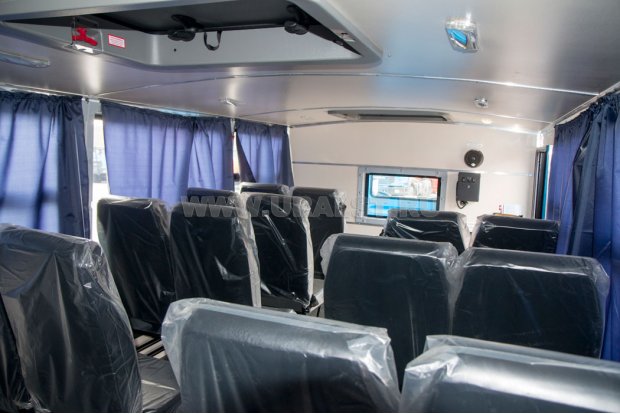 Салон вахтового автобуса