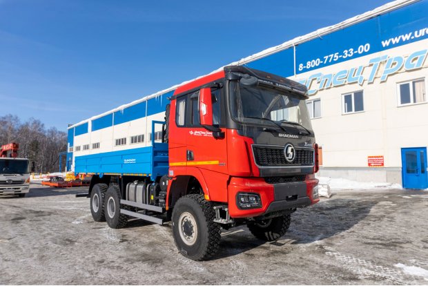 Бортовой автомобиль УСТ 5453 SHACMAN (ШАКМАН) SX32586V385 (6х6), база 3775 мм