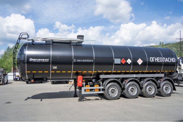 Полуприцеп-цистерна ППЦБ 32ТК-42ЛЛ SEVEREST высота ССУ 1150 мм, дисковые тормоза