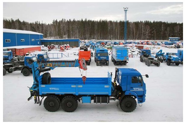 Бортовой Камаз с КМУ