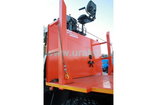 Лесовозная площадка тягача