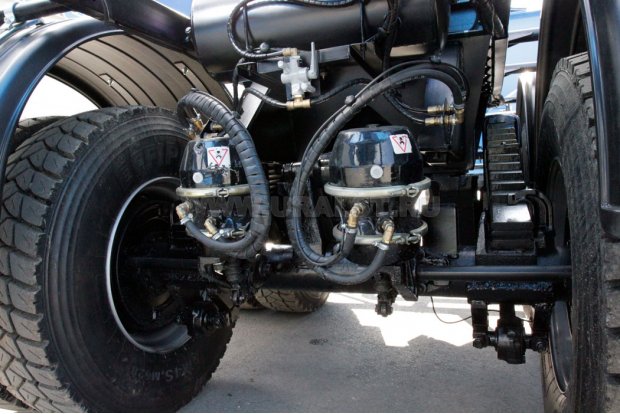 Подвеска полуприцепа опоровоза УСТ