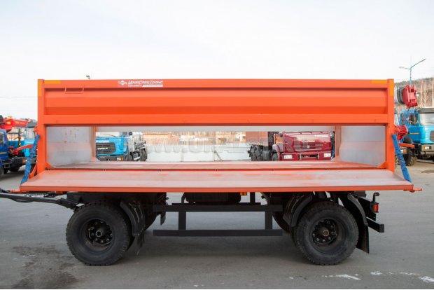 Прицеп самосвальный ПС 12-21Д-17 c разложенными боковыми бортами