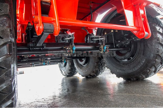 Рессорно-балансирная подвеска полуприцепа