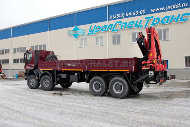 Бортовой автомобиль IVECO-AMT 733950 с КМУ Palfinger PK-32080 УСТ-5453