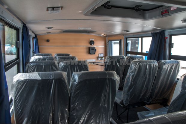 Салон вахтового автобуса Урал-NEXT 3255