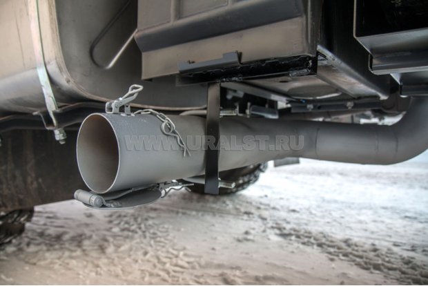 Выхлоп отработанных газов