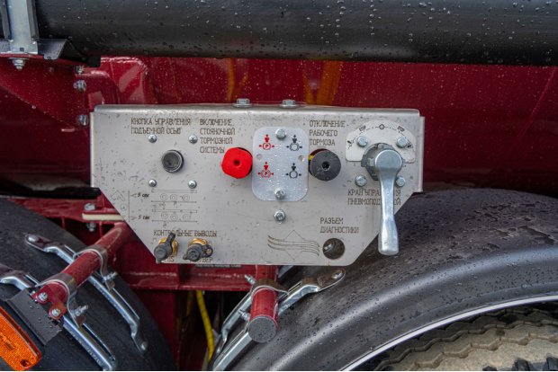 Управление стояночным тормозом и подвеской