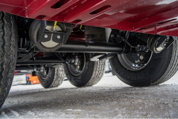 Пневматическая подвеска полуприцепа