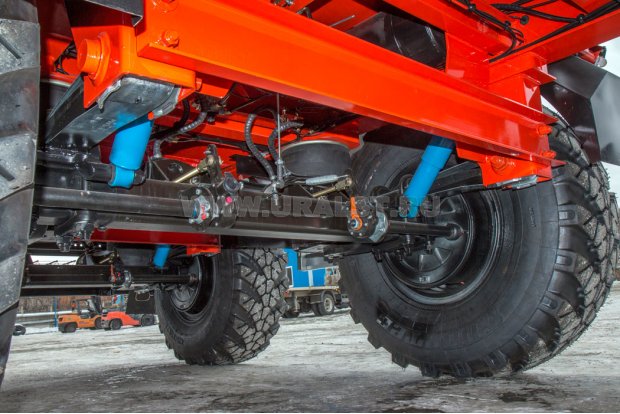 Пневмоподвеска полуприцепа цистерны