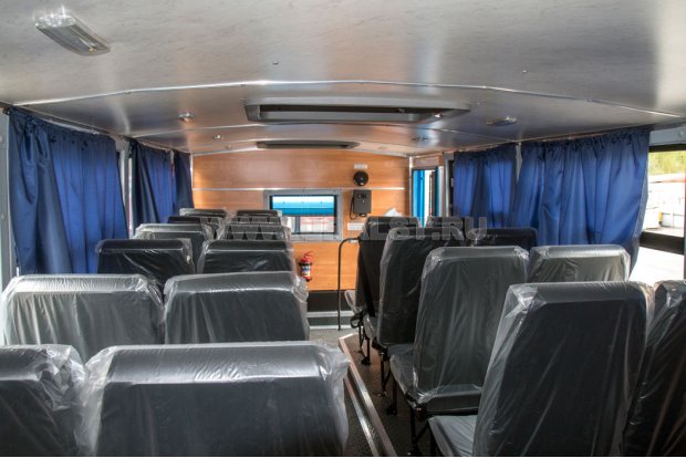 Салон вахтового автобуса