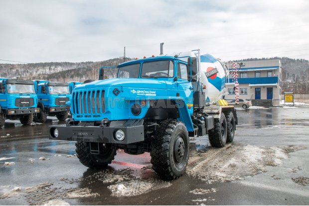 Автобетоносмеситель АБС 6АП Урал 5557-60Е5