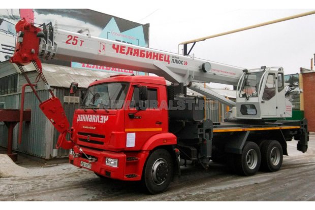 Автокран Челябинец КС 55732-28 на базе шасси Камаз 65115-50