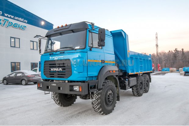 Самосвал Урал 55571-3121-80Е5Ф25 задний борт, бескапотная, сп.м