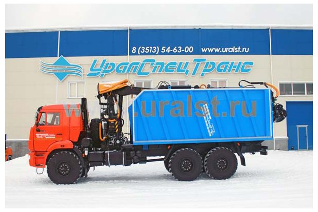 Автомобиль самосвал с КМУ VM10L74М (ломовоз)