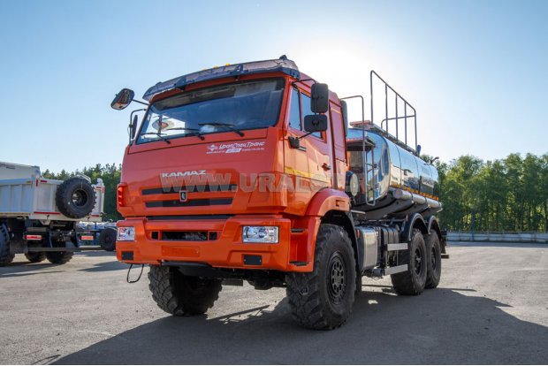 Автоцистерна АЦПТ-8-2НО УСТ 5453 Камаз 43118-50 нерж/нерж.насос, сп.м