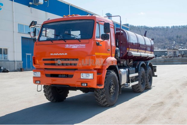 Автоцистерна для питьевой воды АЦПТ-10Н УСТ 5453 Камаз 43118-50 сп.м. насос, обогрев