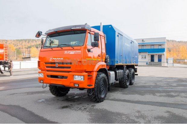 Паровая промысловая установка  ППУА 1600/100 УСТ 5453 Камаз 43118 сп.м. насос Kopper Pumps PL-60