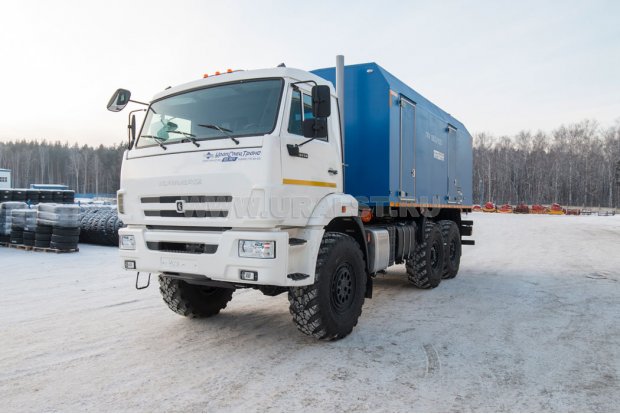 Паровая промысловая установка ППУА 1600/100 УСТ 5453 Камаз 43118 насос Kopper Pumps