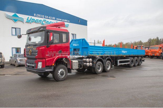 Автопоезд Седельный Тягач SHACMAN (ШАКМАН) SX42586V385 + ППБ 40-31-12К УСТ 9465