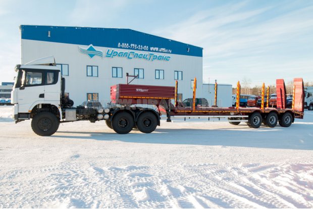 Седельный тягач SHACMAN (ШАКМАН) SX42586V385 + ППТ 45-31-11КУ BPW