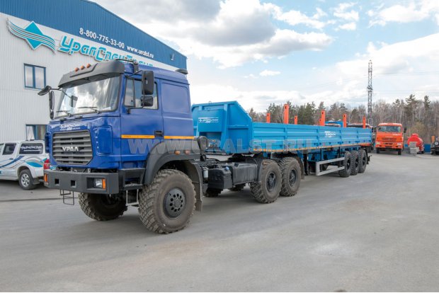 Полуприцеп бортовой ППБ 40-31-12К УСТ 9465 ССУ 1500 шины 14R20