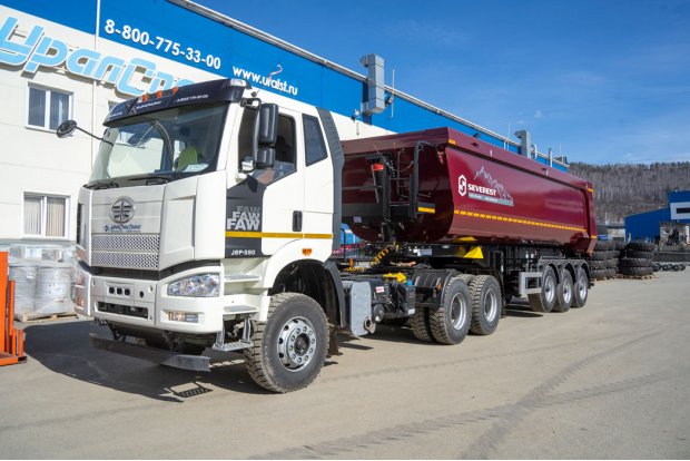 Полуприцеп самосвал ППС 34-32Л BPW SEVEREST высота ССУ 1300 мм оси 12 тн