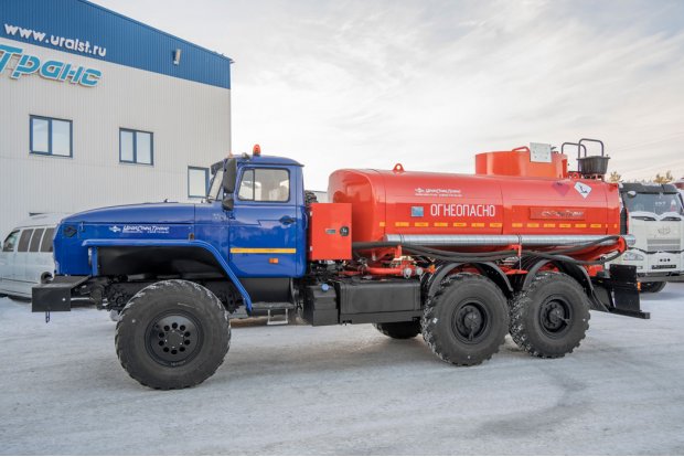 Автотопливозаправщик АТЗ-10Б УСТ 5453 Урал 5557-60 доработка под ДОПОГ