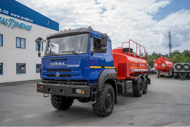 Автотопливозаправщик (насос, счетчик, пистолет) АТЗ-12-2Б УСТ 5453 Урал 4320-4971-80 сп.м. доработка под ДОПОГ