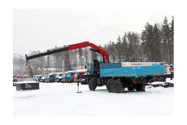 Бортовой автомобиль с КМУ Palfinger PK-23500А