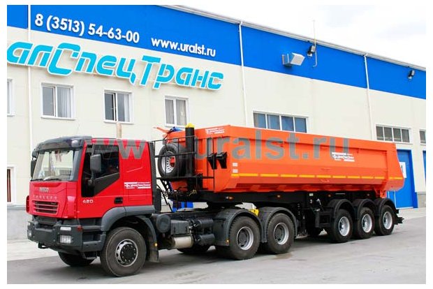 Седельный тягач IVECO-AMT 633910 и Полуприцеп самосвальный 9509