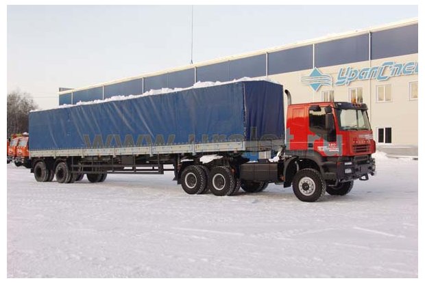 Седельный тягач IVECO  с полуприцепом