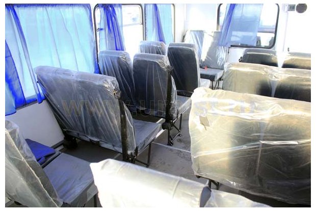 Салон вахтового автобуса