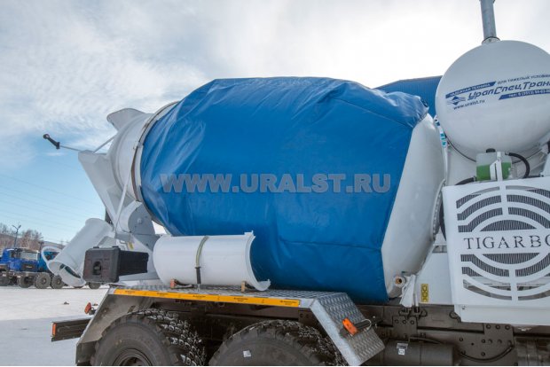 Утепленный чехол на смесительный барабан АБС