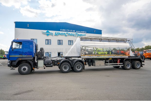 Полуприцеп цистерна для эмульсии ППЦВВ-22Т-24Д-3Н нерж
