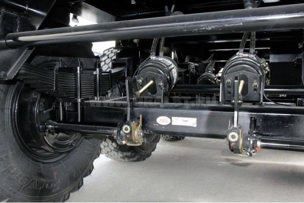 Рессорная зависимая подвеска полуприцепа