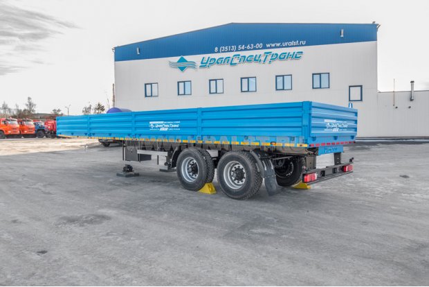 Полуприцеп бортовой ППБ 20Б-21-10 УСТ 9465 385/65 R22,5 высота ССУ 1170 мм