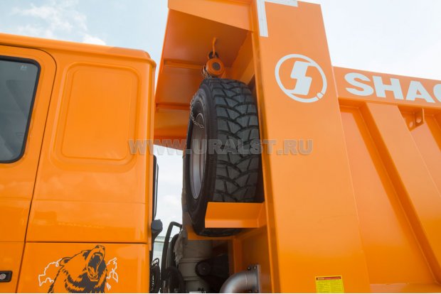 Запасное колесо с цепной талью