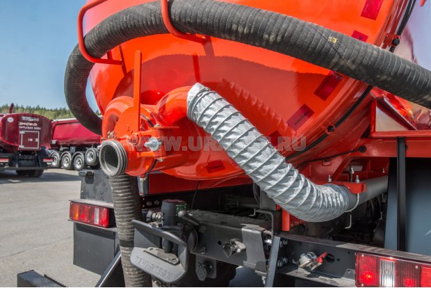 Обогревом лючка выхлопными газами