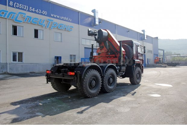 Седельный тягач Камаз 65221-43 с крано-манипуляторной установкой Palfinger PK-30002-K