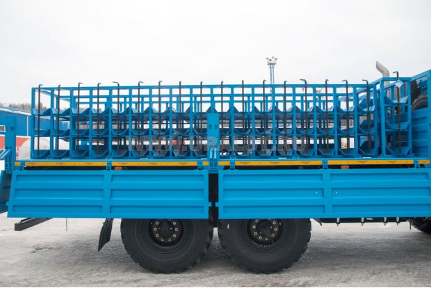 Размещение газовых баллонов на паллетах