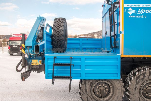 Бортовая платформа Камаз ПАРМ 53504-50 с КМУ ИМ-55